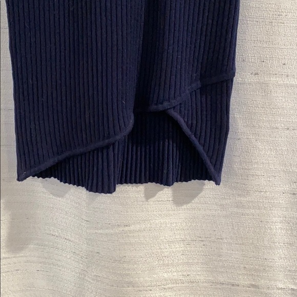 Lulu’s Blue Ribbed Crewneck Bodycon Dress - Picture 3 of 3